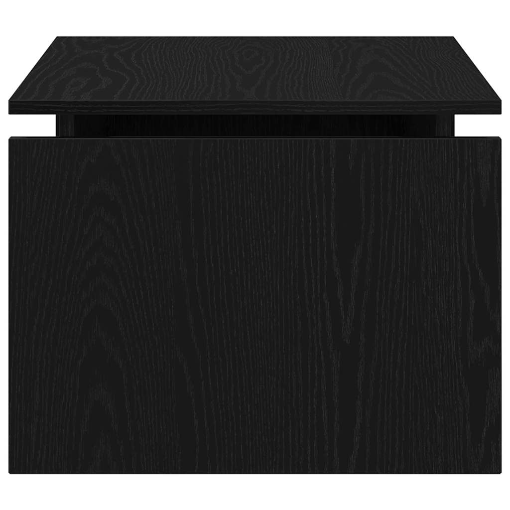 Masă de cafea Stejar Negru 68 x 38 x 50 cm Lemn compozit GartenMobel Dekor