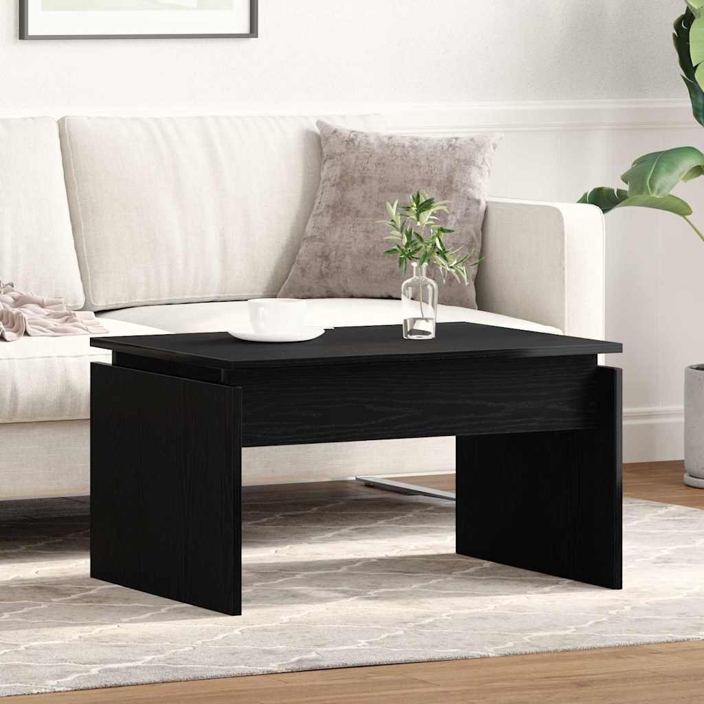 Masă de cafea Stejar Negru 68 x 38 x 50 cm Lemn compozit GartenMobel Dekor