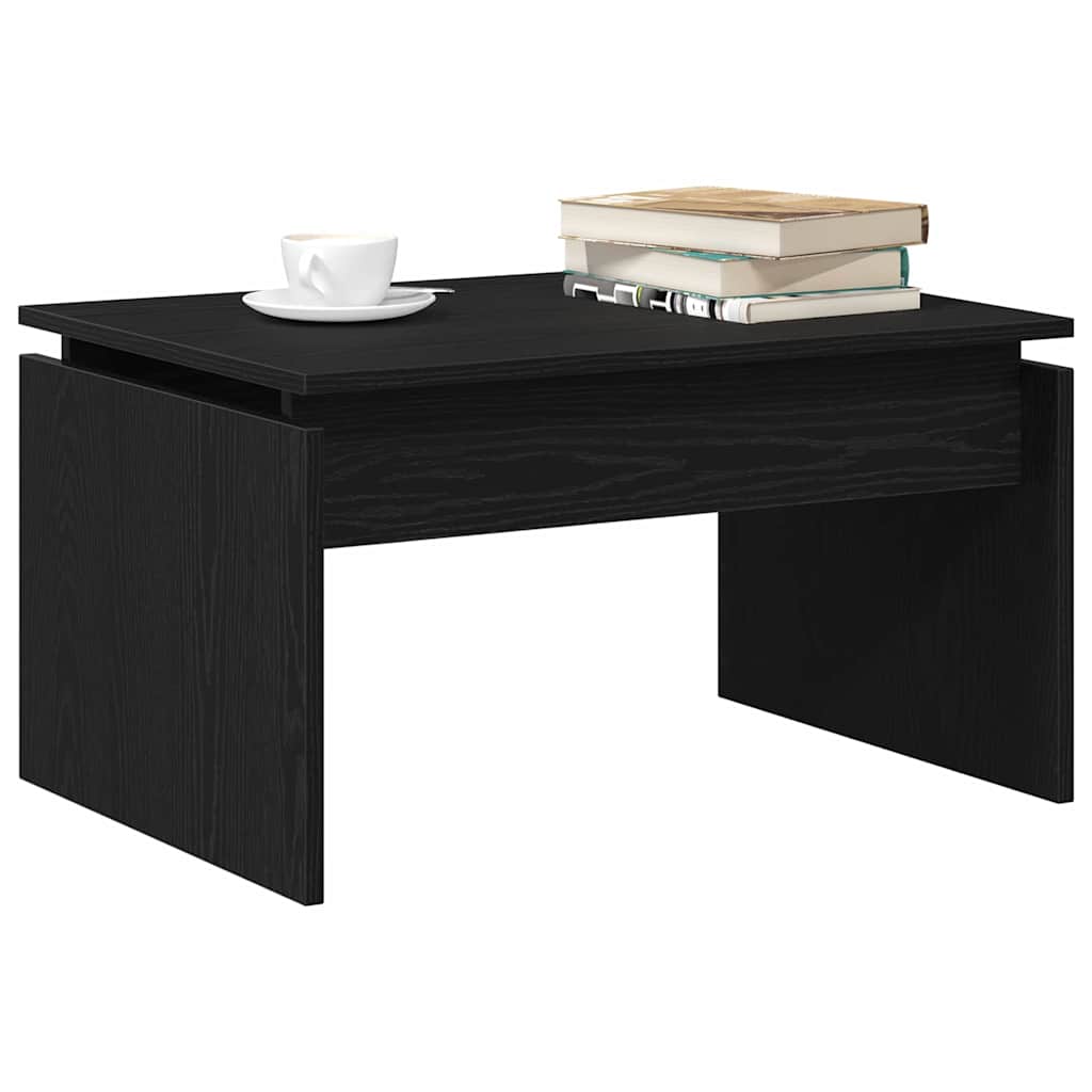 Masă de cafea Stejar Negru 68 x 38 x 50 cm Lemn compozit GartenMobel Dekor