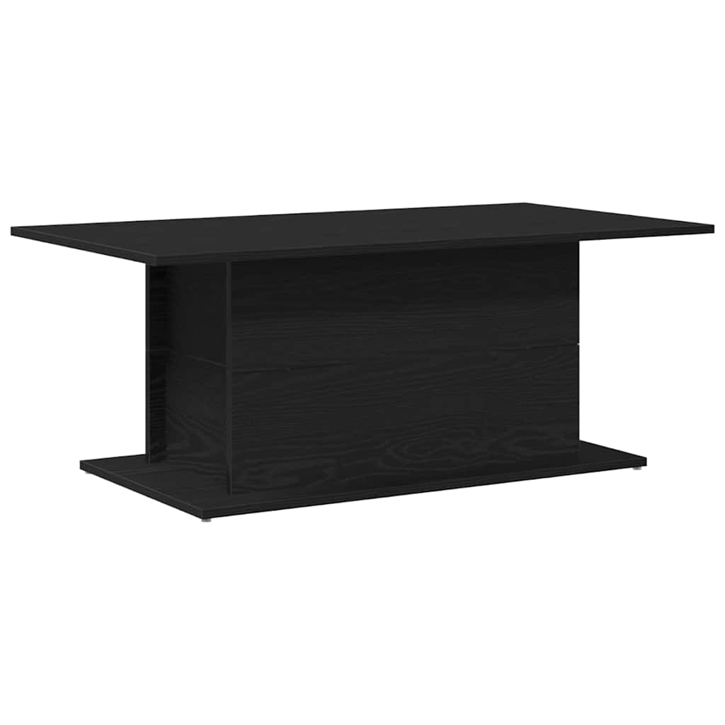 Masă de cafea Stejar negru 102 x 55.5 x 40 cm Lemn compozit GartenMobel Dekor
