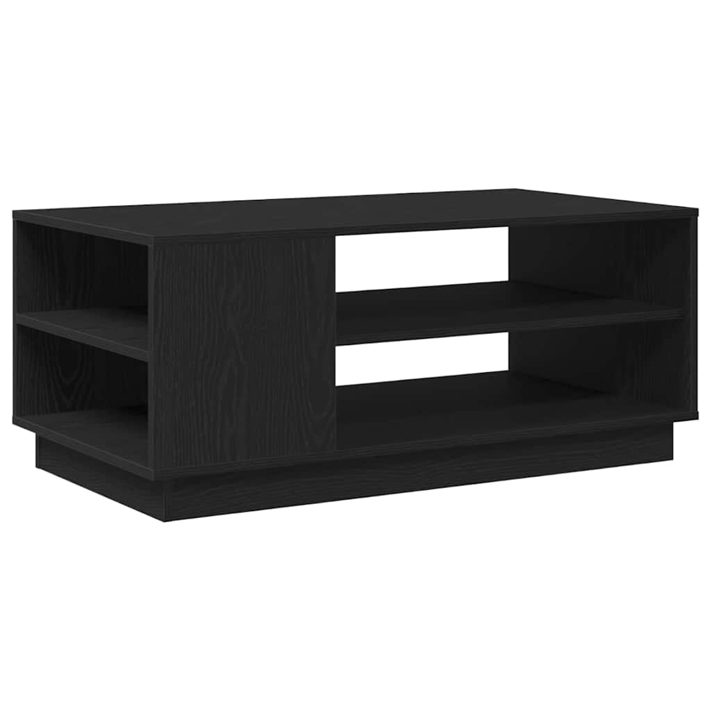 Masă de cafea Stejar negru 102 x 55 x 43 cm Lemn compozit GartenMobel Dekor