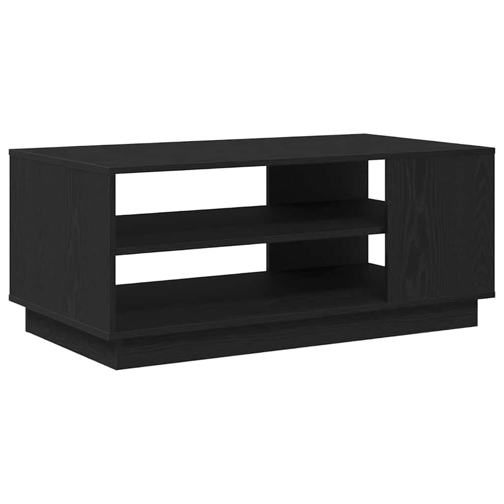 Masă de cafea Stejar negru 102 x 55 x 43 cm Lemn compozit GartenMobel Dekor