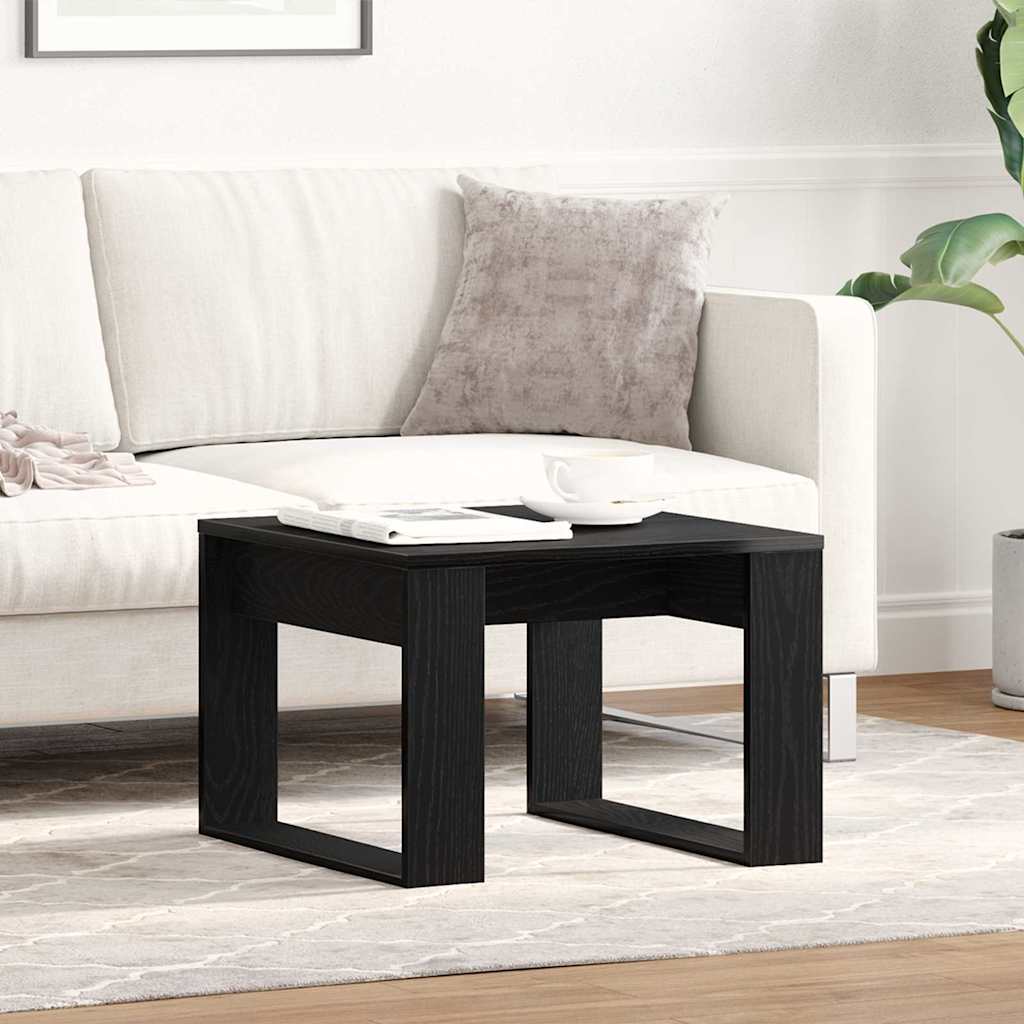 Masă de cafea Stejar negru 50 x 50 x 35 cm Lemn compozit GartenMobel Dekor