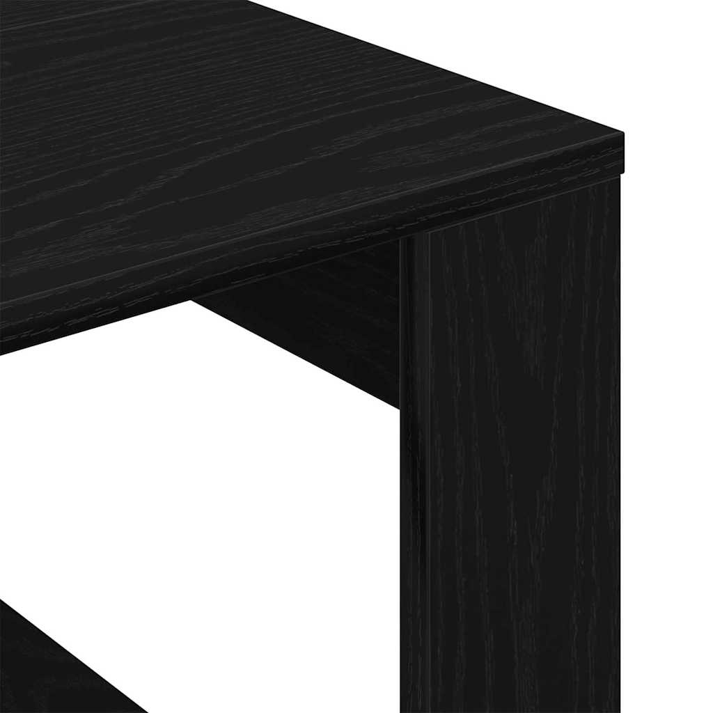 Masă de cafea Stejar negru 50 x 50 x 35 cm Lemn compozit GartenMobel Dekor