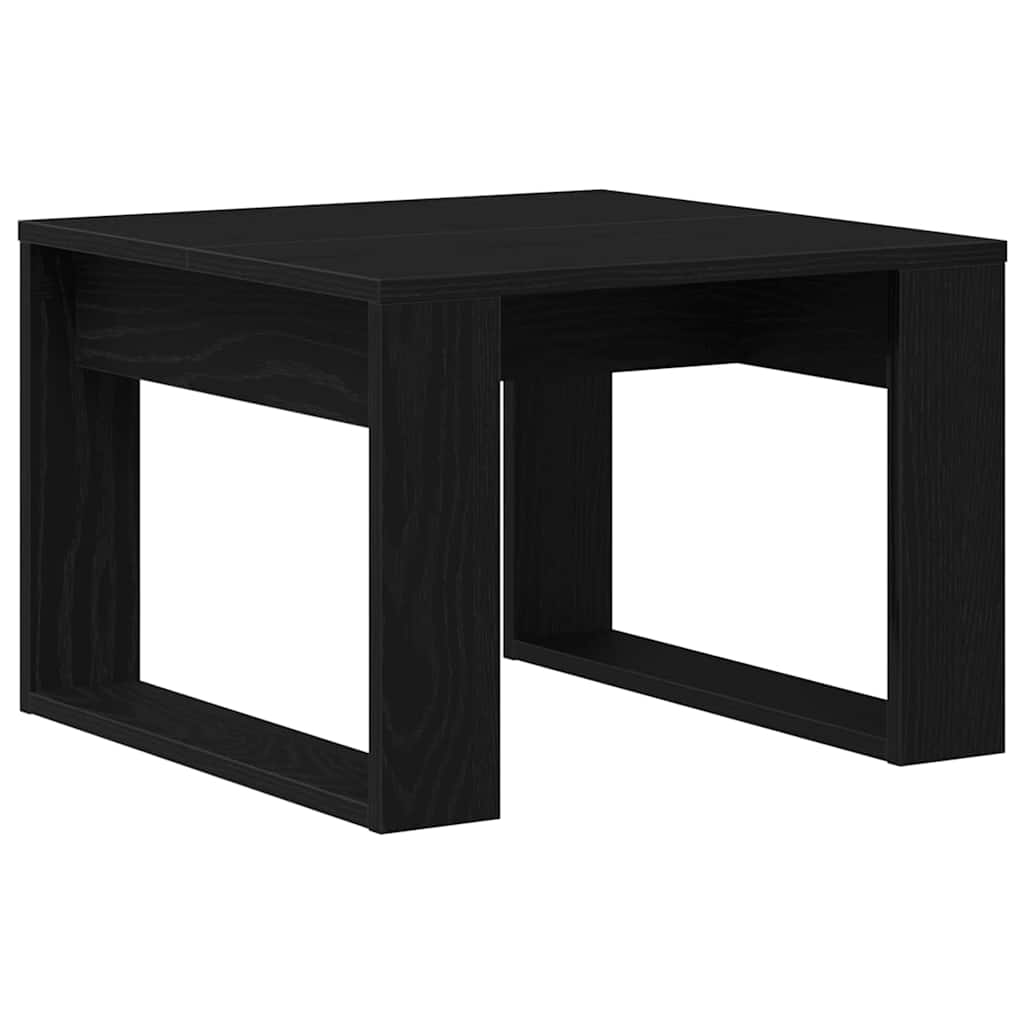 Masă de cafea Stejar negru 50 x 50 x 35 cm Lemn compozit GartenMobel Dekor