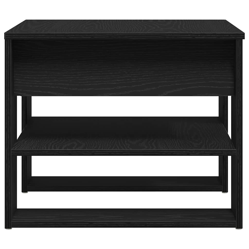 Masă de cafea Stejar negru 55.5 x 55 x 45 cm Lemn compozit GartenMobel Dekor