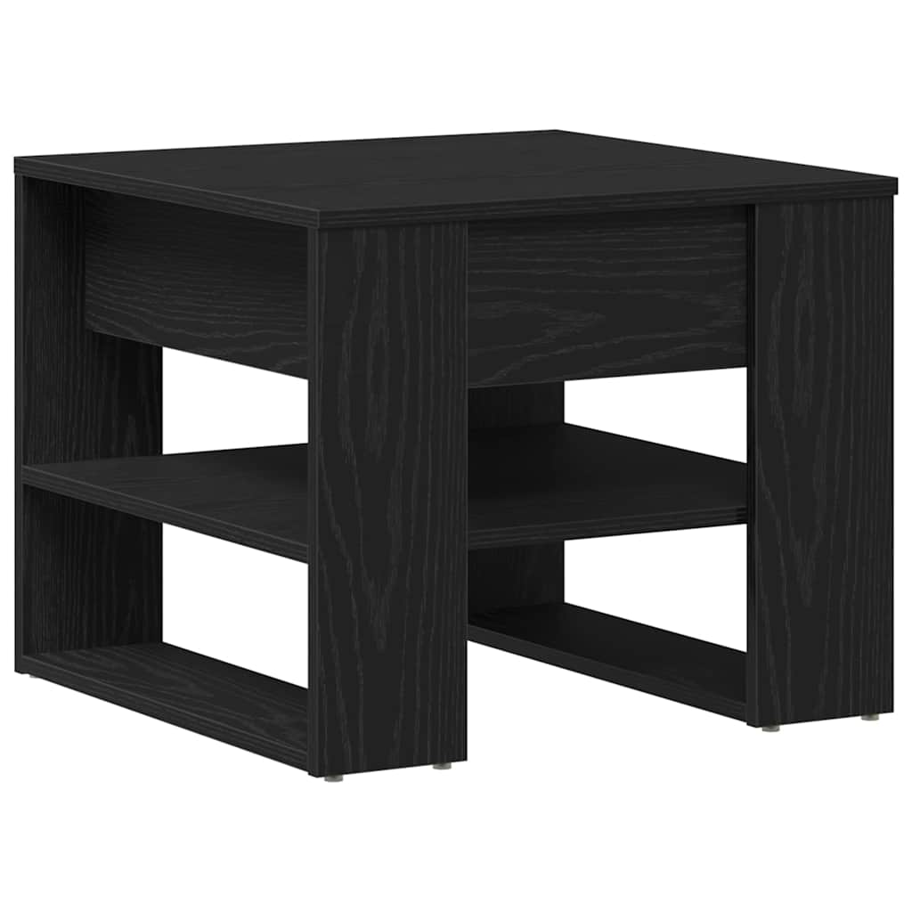 Masă de cafea Stejar negru 55.5 x 55 x 45 cm Lemn compozit GartenMobel Dekor