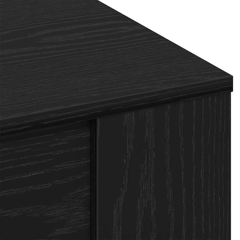 Masă de cafea Stejar negru 55.5 x 55 x 45 cm Lemn compozit GartenMobel Dekor