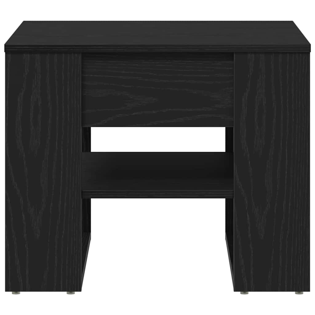 Masă de cafea Stejar negru 55.5 x 55 x 45 cm Lemn compozit GartenMobel Dekor