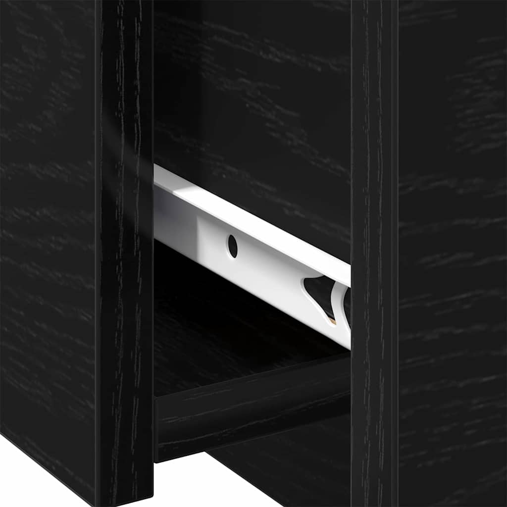 Masă de cafea Stejar negru 90 x 60 x 31 cm Lemn compozit GartenMobel Dekor