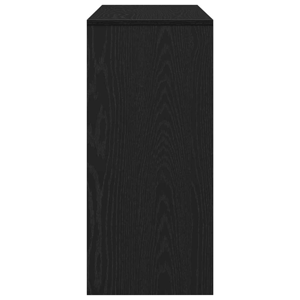 Masă de consolă Stejar negru 100 x 35 x 76.5 cm Lemn compozit GartenMobel Dekor