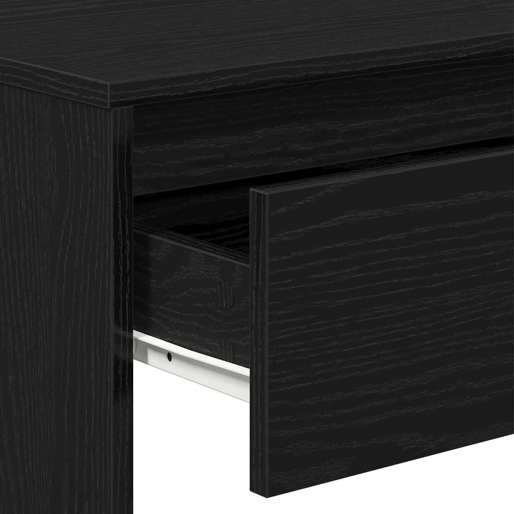 Masă de consolă Stejar negru 100 x 35 x 76.5 cm Lemn compozit GartenMobel Dekor