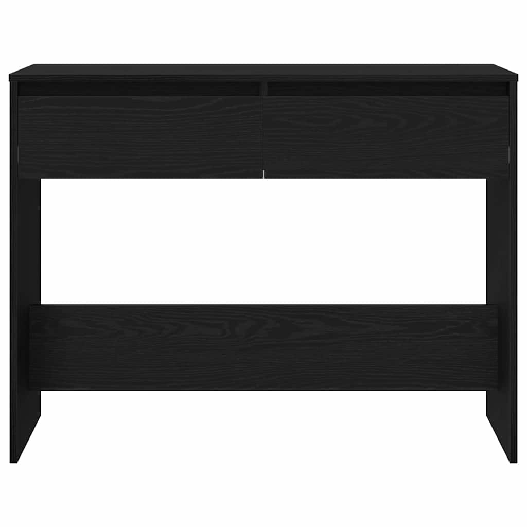 Masă de consolă Stejar negru 100 x 35 x 76.5 cm Lemn compozit GartenMobel Dekor