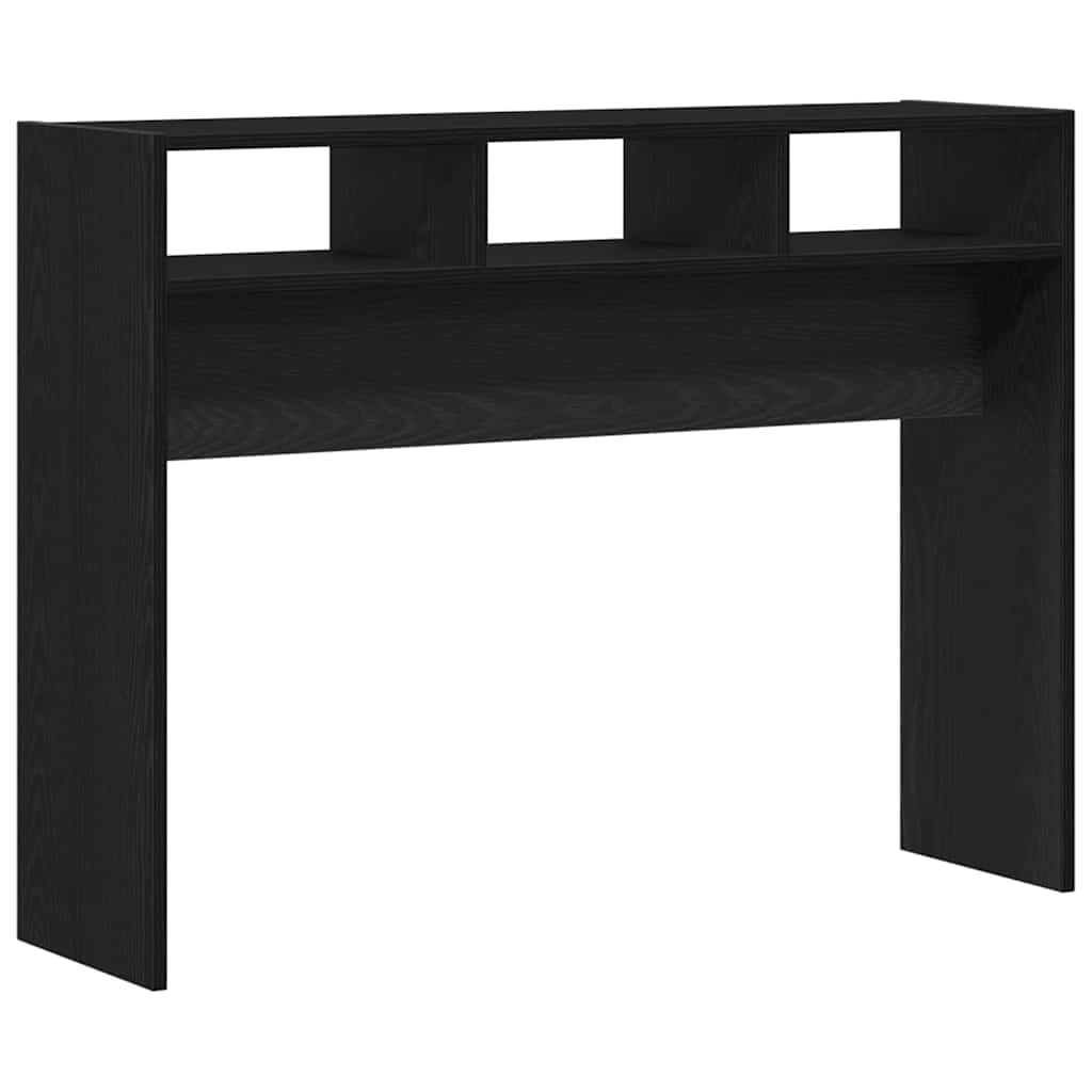 Masă de consolă Stejar negru 105 x 30 x 80 cm Lemn compozit GartenMobel Dekor