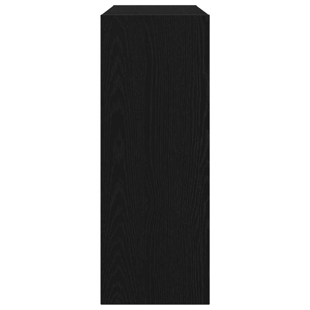 Masă de consolă Stejar negru 105 x 30 x 80 cm Lemn compozit GartenMobel Dekor