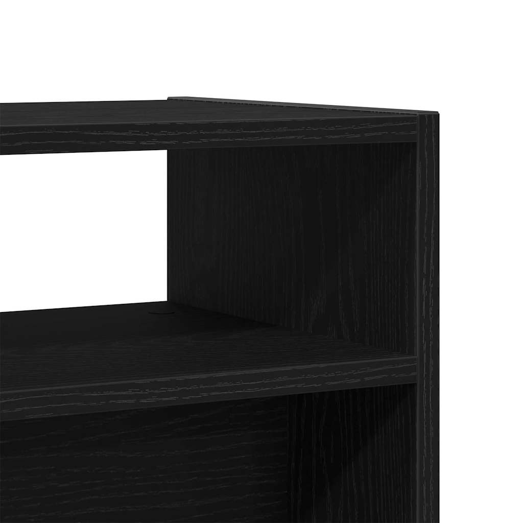 Masă de consolă Stejar negru 105 x 30 x 80 cm Lemn compozit GartenMobel Dekor