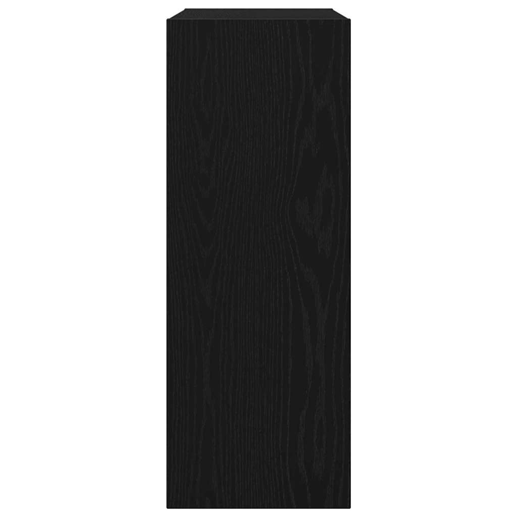 Masă de consolă Stejar negru 78 x 30 x 80 cm Lemn compozit GartenMobel Dekor