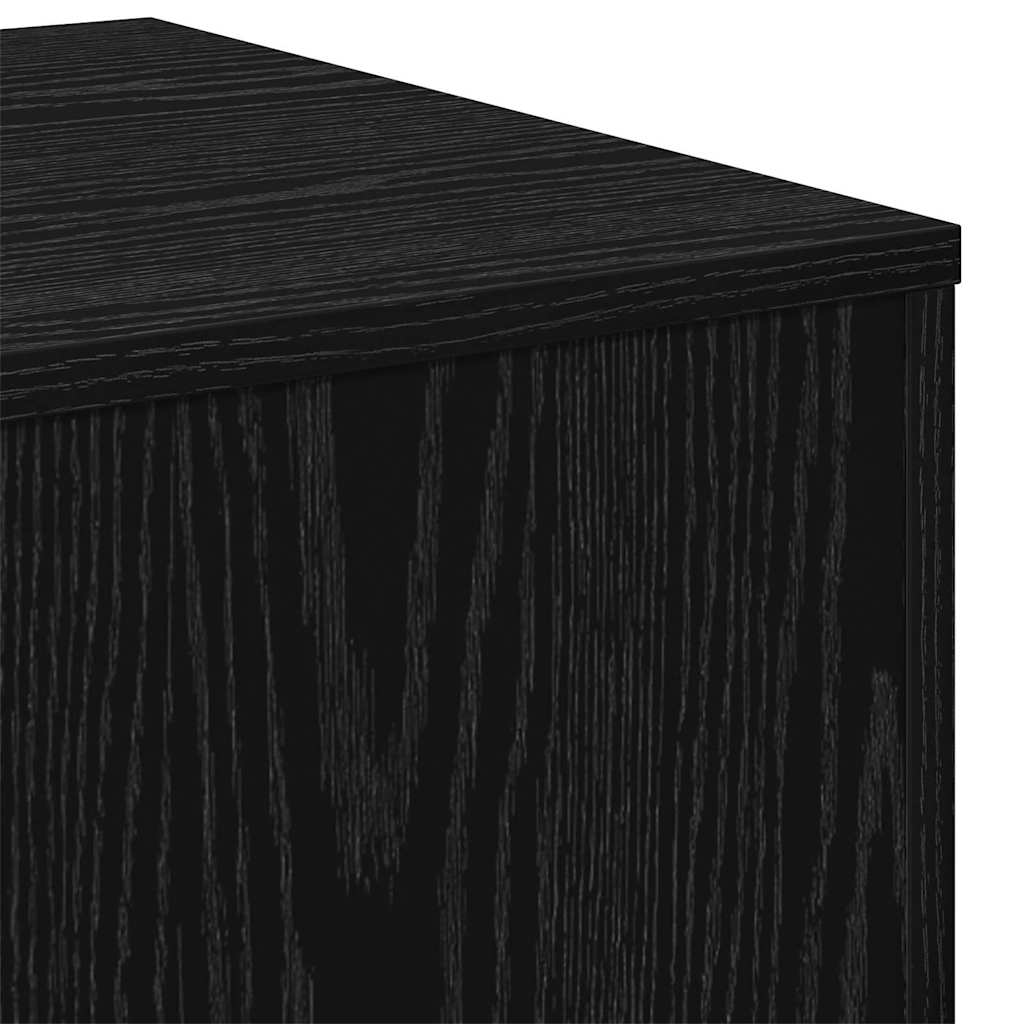 Masa de cuibărit 3 pcs Stejar negru 45 x 45 x 45 cm GartenMobel Dekor