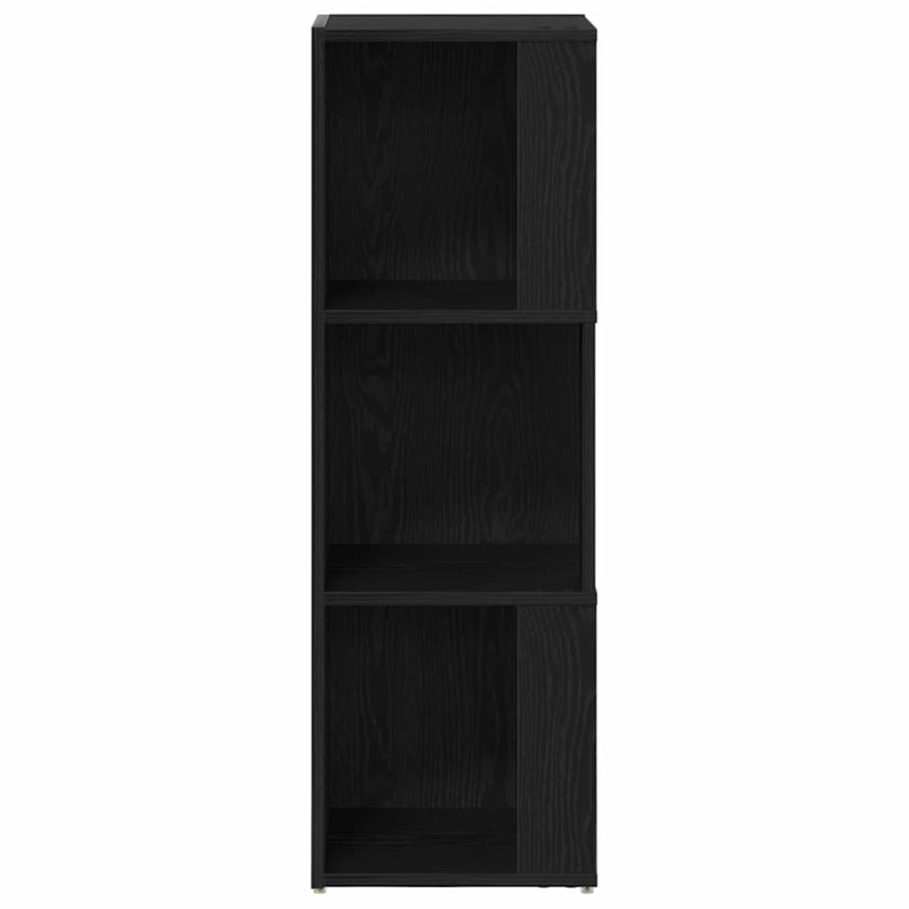 Rafturi de colț Stejar negru 33 x 33 x 100 cm Lemn compozit GartenMobel Dekor