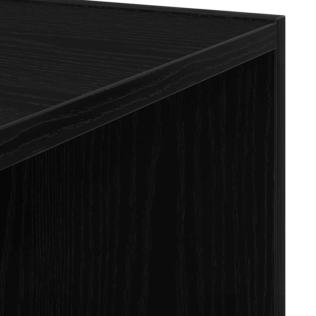 Rafturi de colț Stejar negru 33 x 33 x 34.5 cm Lemn compozit GartenMobel Dekor