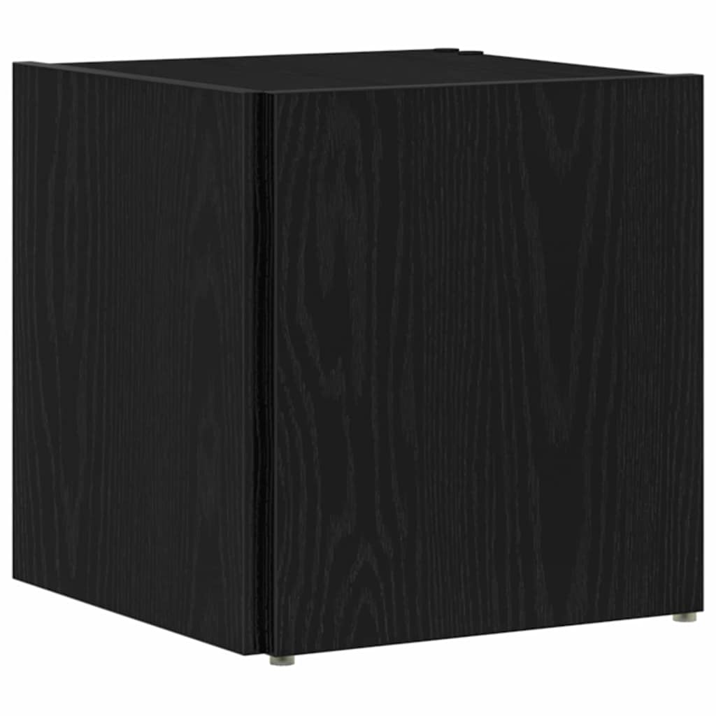 Rafturi de colț Stejar negru 33 x 33 x 34.5 cm Lemn compozit GartenMobel Dekor