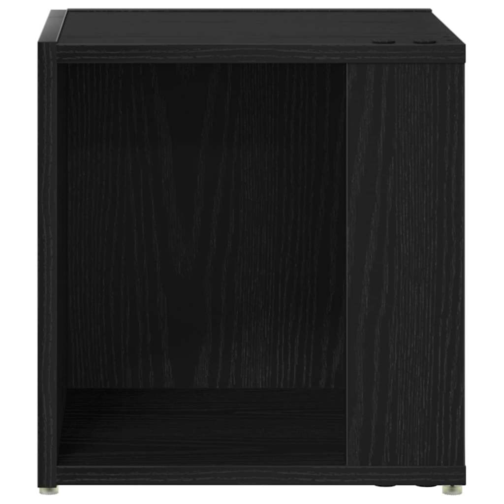 Rafturi de colț Stejar negru 33 x 33 x 34.5 cm Lemn compozit GartenMobel Dekor