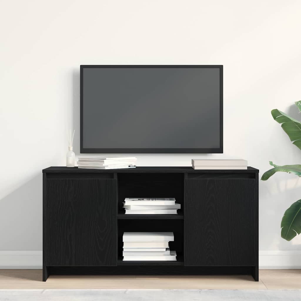 Support TV Negru 102 x 37.5 x 52.5 cm Lemn compozit GartenMobel Dekor