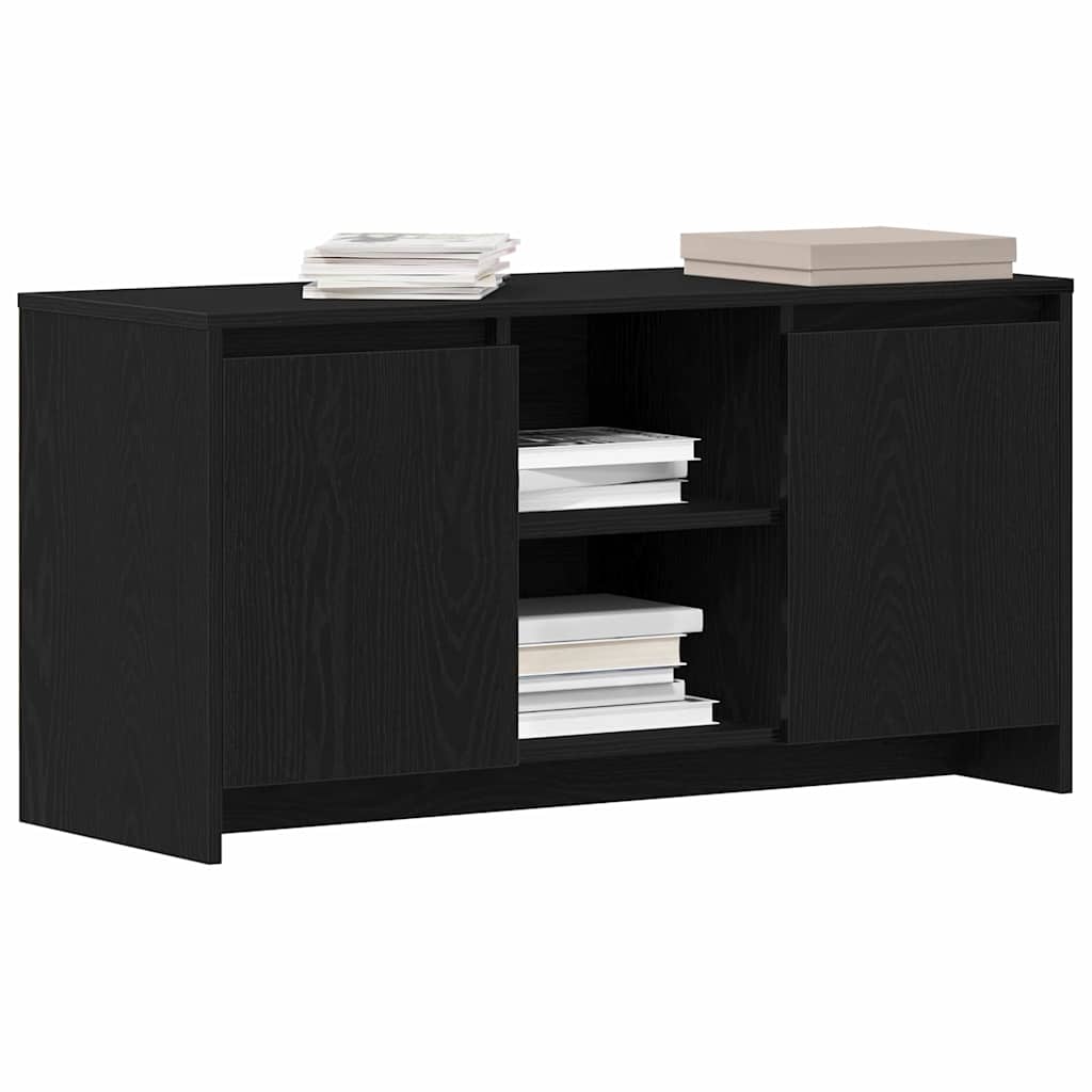Support TV Negru 102 x 37.5 x 52.5 cm Lemn compozit GartenMobel Dekor