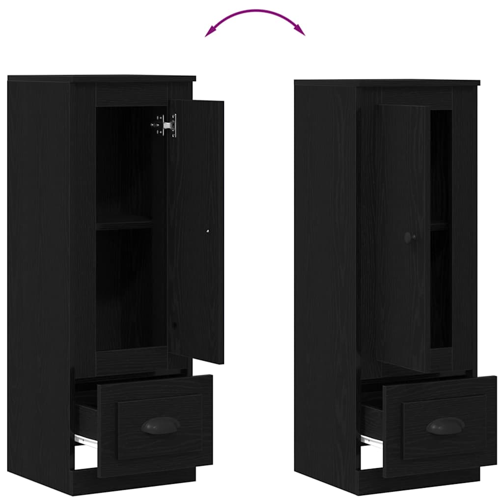 Bufet Negru Stejar cu sertar Stejar Negru 36 x 35.5 x 103.5 cm GartenMobel Dekor