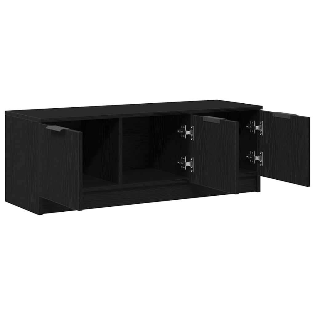 Cabinet TV Stejar negru 102 x 35 x 36.5 cm Lemn compozit GartenMobel Dekor