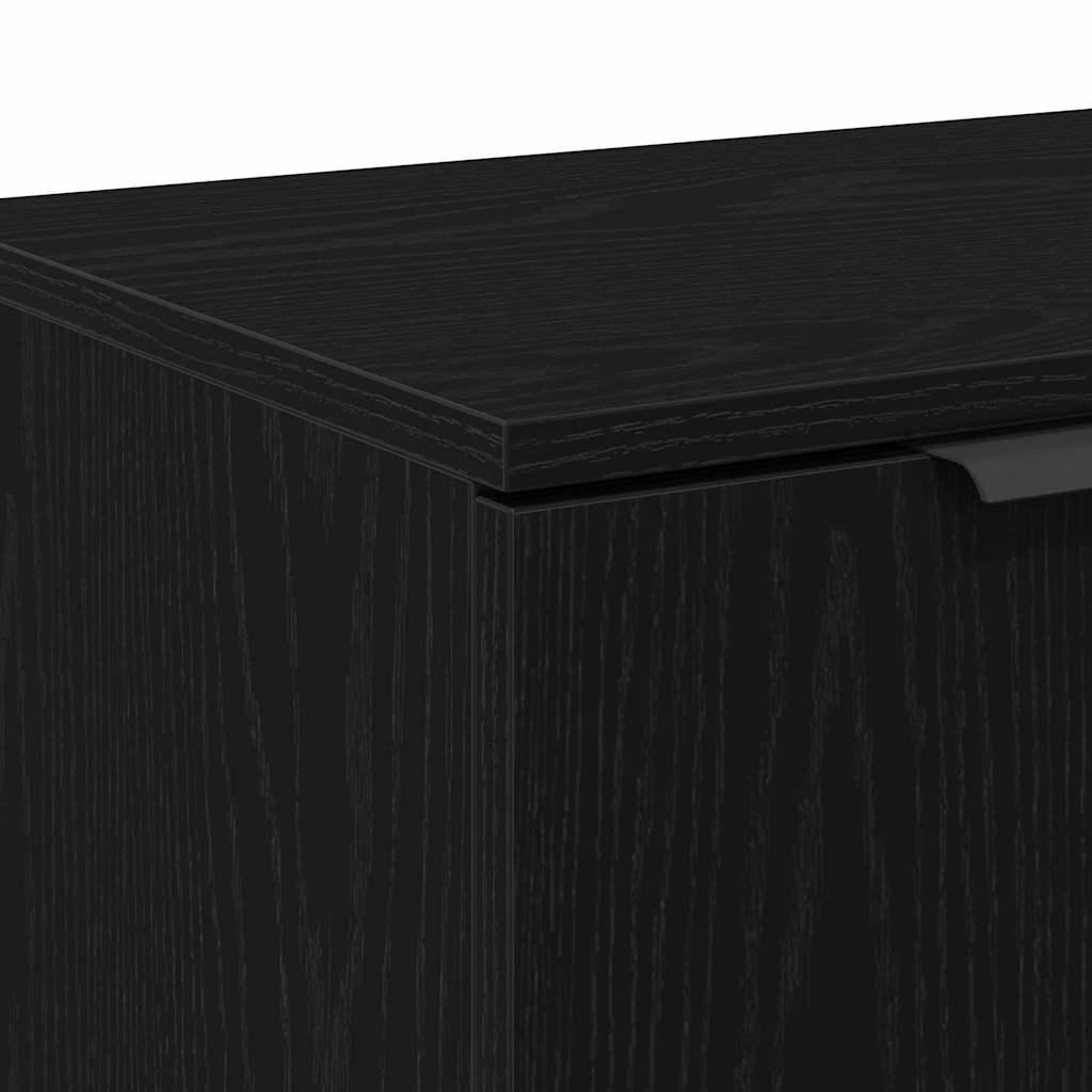 Cabinet TV Stejar negru 102 x 35 x 36.5 cm Lemn compozit GartenMobel Dekor