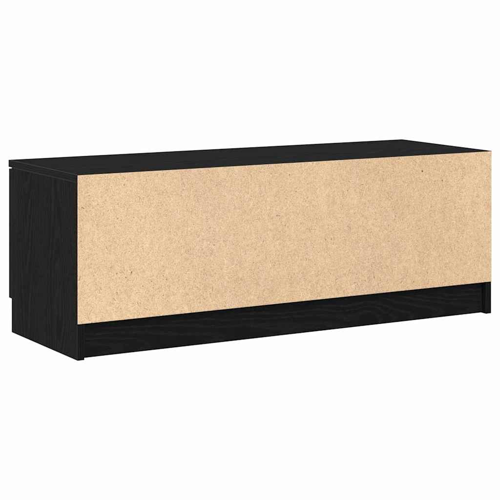 Cabinet TV Stejar negru 102 x 35 x 36.5 cm Lemn compozit GartenMobel Dekor