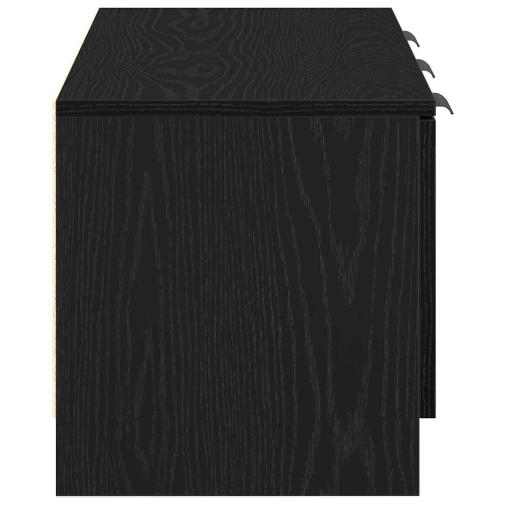 Cabinet TV Stejar negru 102 x 35 x 36.5 cm Lemn compozit GartenMobel Dekor
