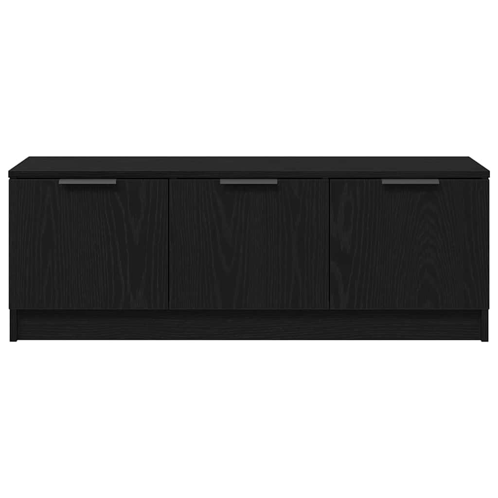 Cabinet TV Stejar negru 102 x 35 x 36.5 cm Lemn compozit GartenMobel Dekor
