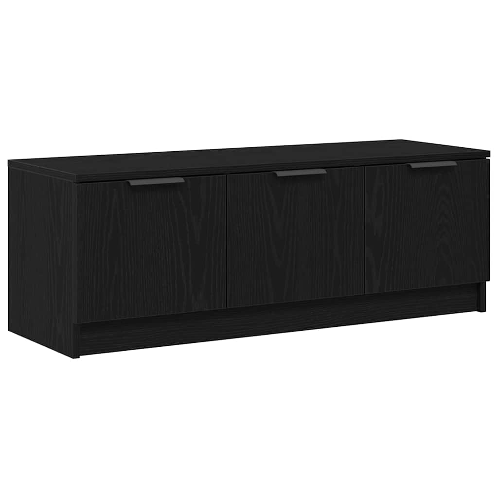 Cabinet TV Stejar negru 102 x 35 x 36.5 cm Lemn compozit GartenMobel Dekor
