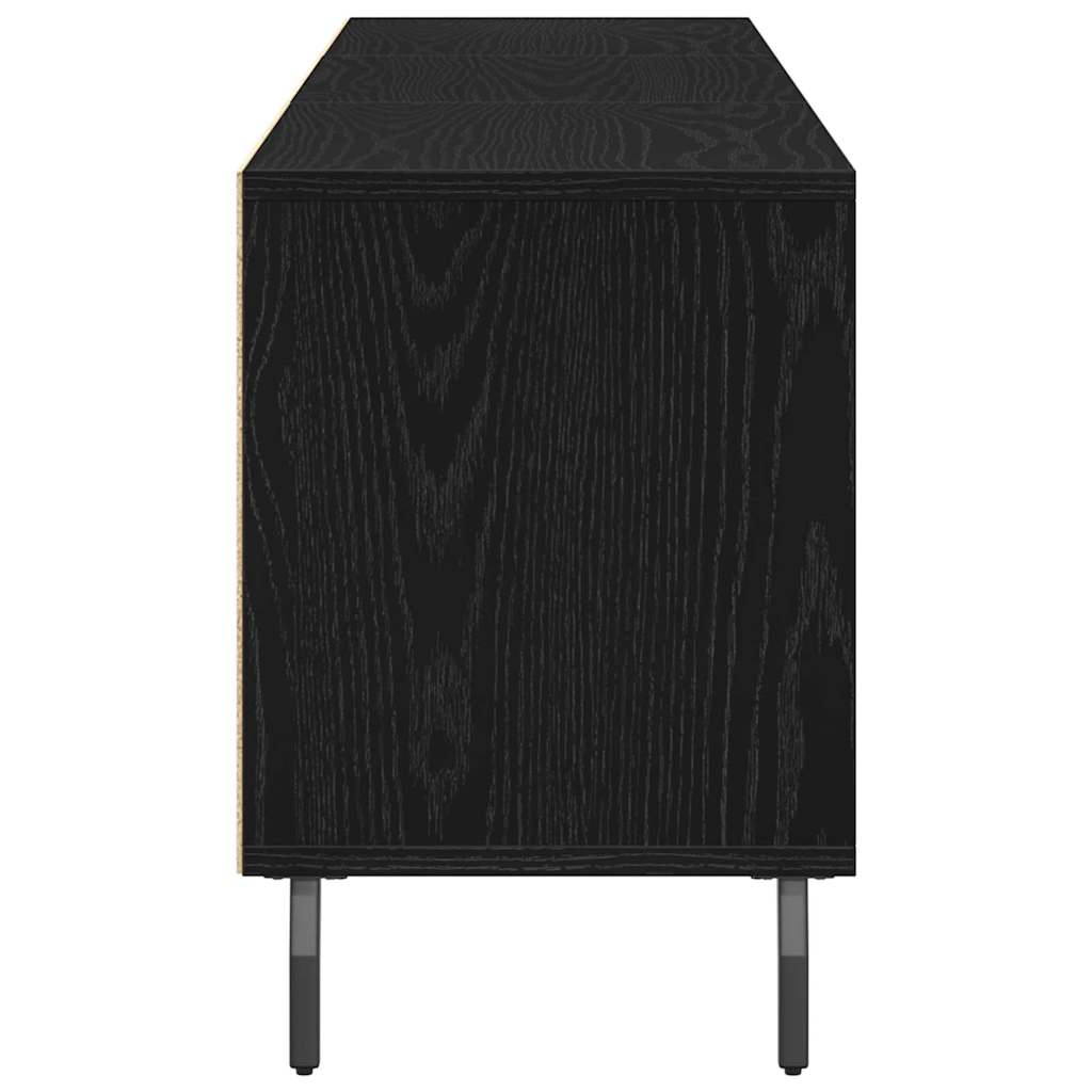 Cabinet TV Stejar negru 150 x 30 x 44.5 cm Lemn compozit GartenMobel Dekor