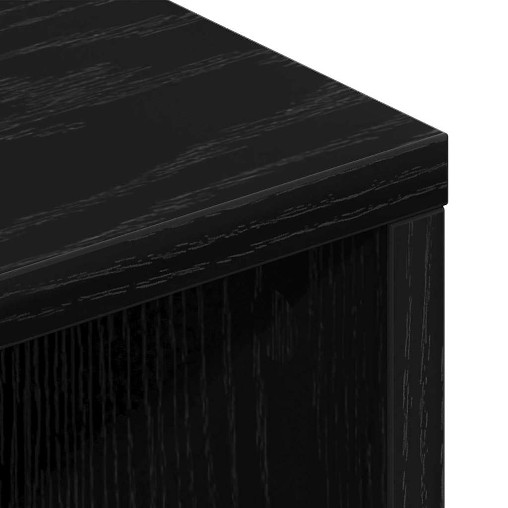 Cabinet TV Stejar negru 150 x 30 x 44.5 cm Lemn compozit GartenMobel Dekor