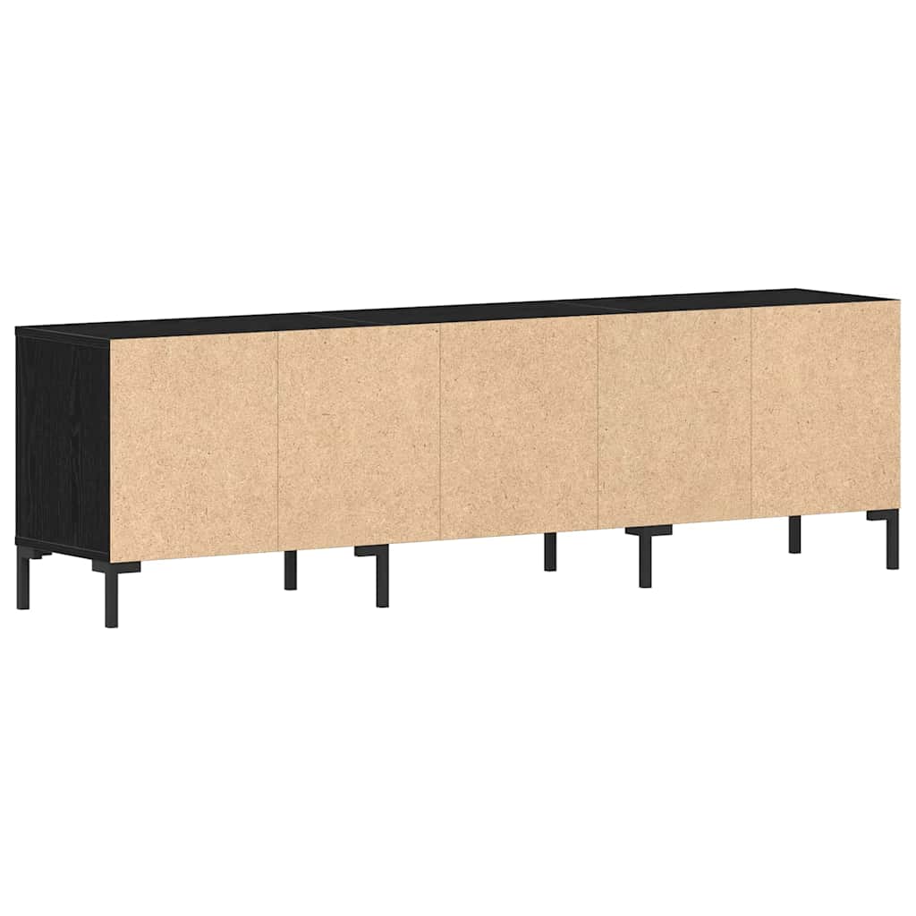 Cabinet TV Stejar negru 150 x 30 x 44.5 cm Lemn compozit GartenMobel Dekor