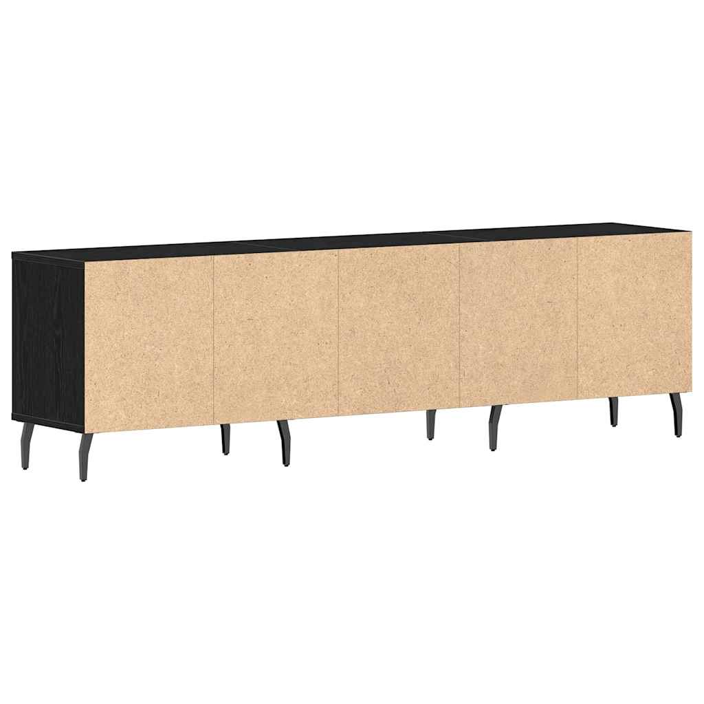 Cabinet TV Stejar negru 150 x 30 x 44.5 cm Lemn compozit GartenMobel Dekor