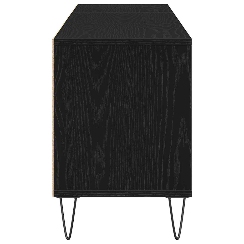Cabinet TV Stejar negru 150 x 30 x 44.5 cm Lemn compozit GartenMobel Dekor