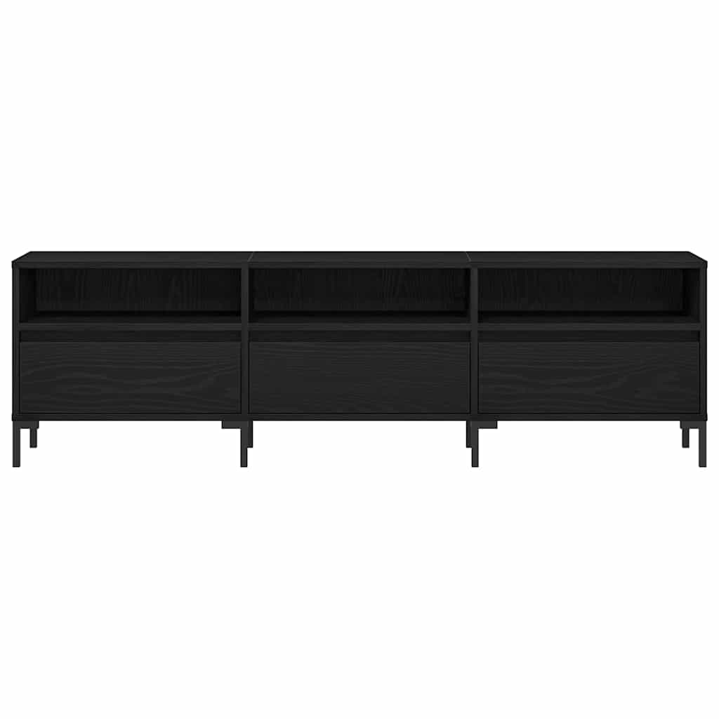 Cabinet TV Stejar negru 150 x 30 x 44.5 cm Lemn compozit GartenMobel Dekor