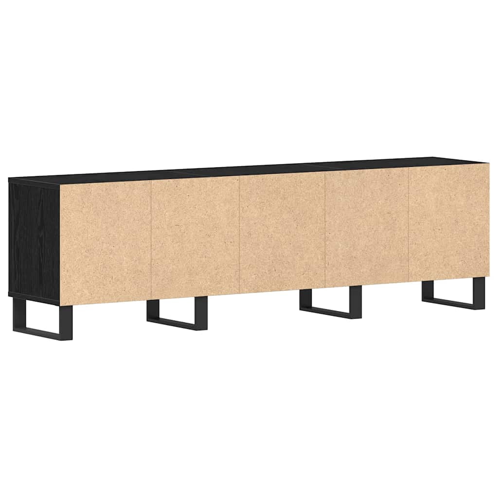Cabinet TV Stejar negru 150 x 30 x 44.5 cm Lemn compozit GartenMobel Dekor