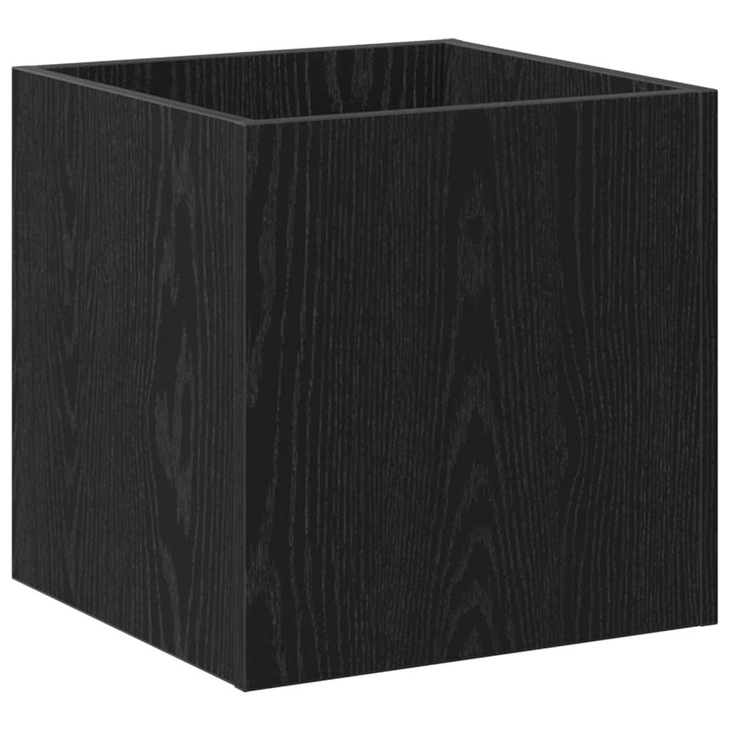 Cutie pentru Vaze Stejar negru 40 x 40 x 40 cm Lemn compozit GartenMobel Dekor