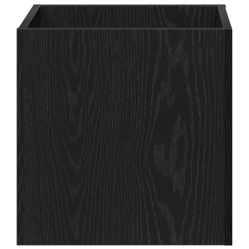 Cutie pentru Vaze Stejar negru 40 x 40 x 40 cm Lemn compozit GartenMobel Dekor