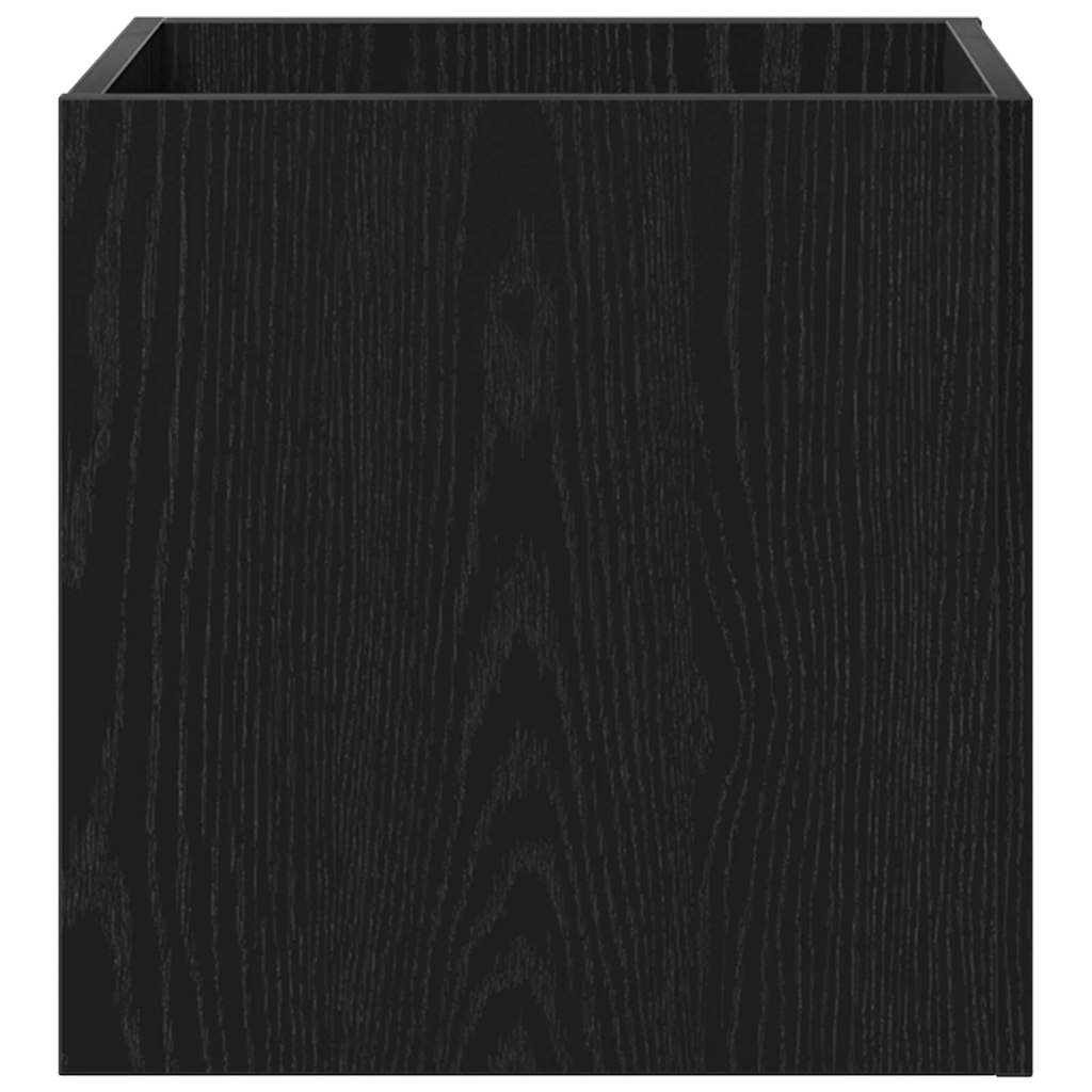 Cutie pentru Vaze Stejar negru 40 x 40 x 40 cm Lemn compozit GartenMobel Dekor