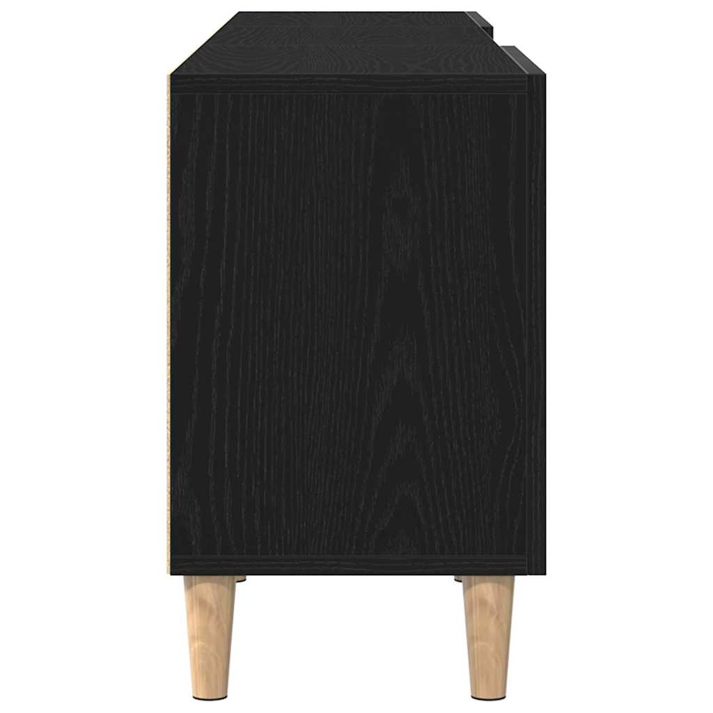 Dulap TV Stejar negru 150 x 30 x 50 cm Lemn compozit GartenMobel Dekor