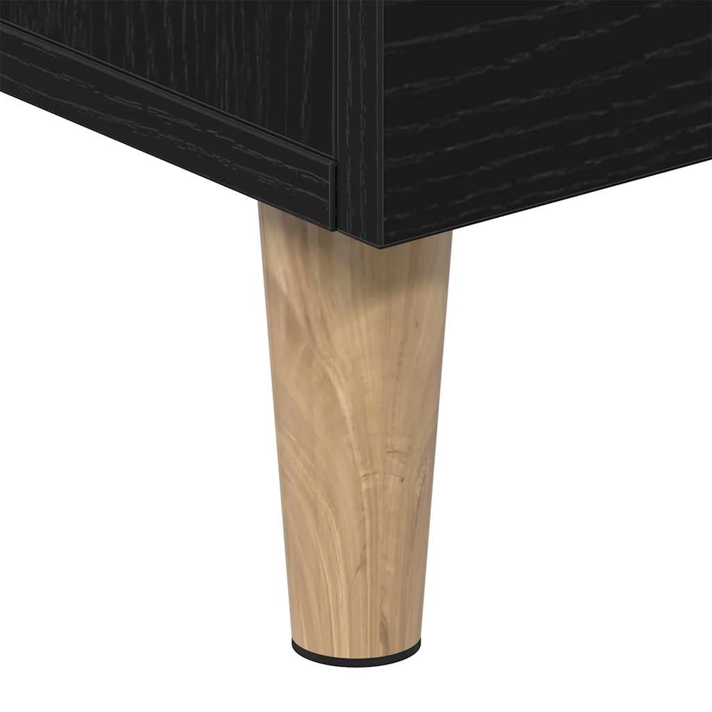 Dulap TV Stejar negru 150 x 30 x 50 cm Lemn compozit GartenMobel Dekor