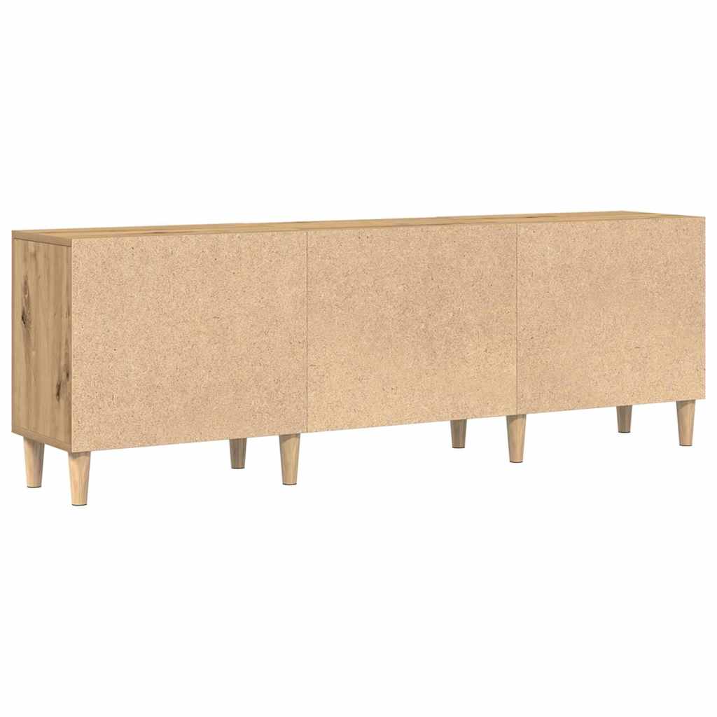 Dulap TV stejar artizanal 150 x 30 x 50 cm Lemn compozit GartenMobel Dekor