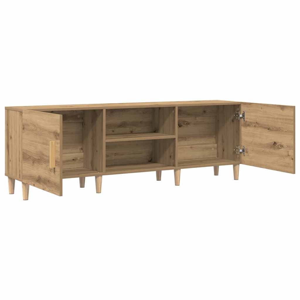 Dulap TV stejar artizanal 150 x 30 x 50 cm Lemn compozit GartenMobel Dekor