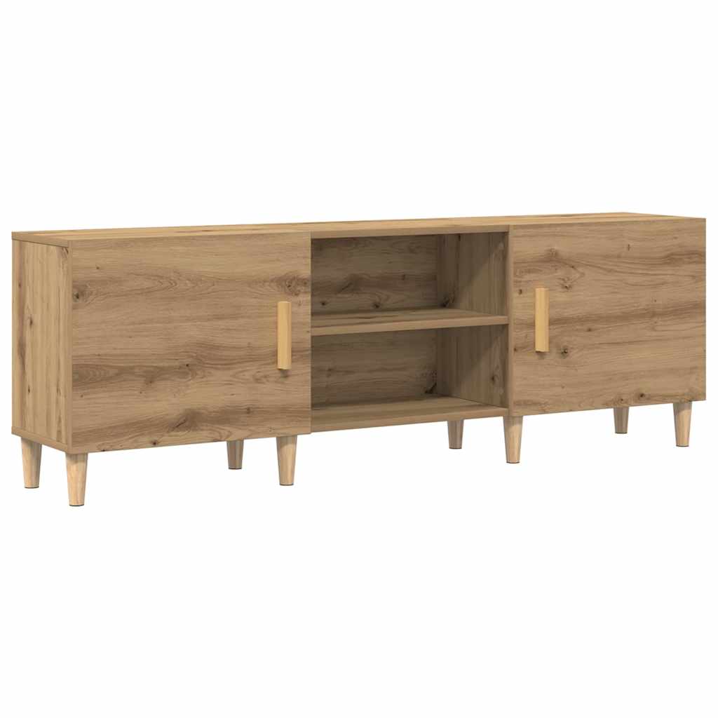 Dulap TV stejar artizanal 150 x 30 x 50 cm Lemn compozit GartenMobel Dekor